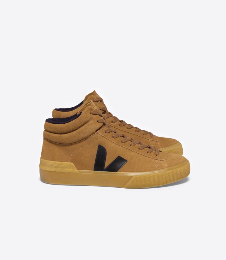 MINOTAUR SUEDE CAMEL BLACK