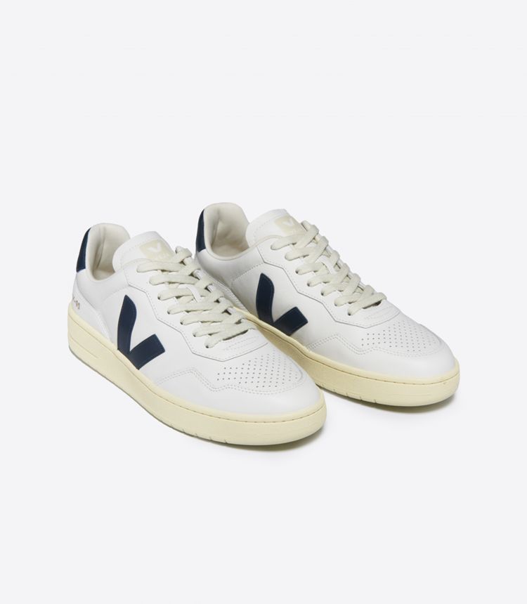 V-90 LEATHER WHITE NAUTICO