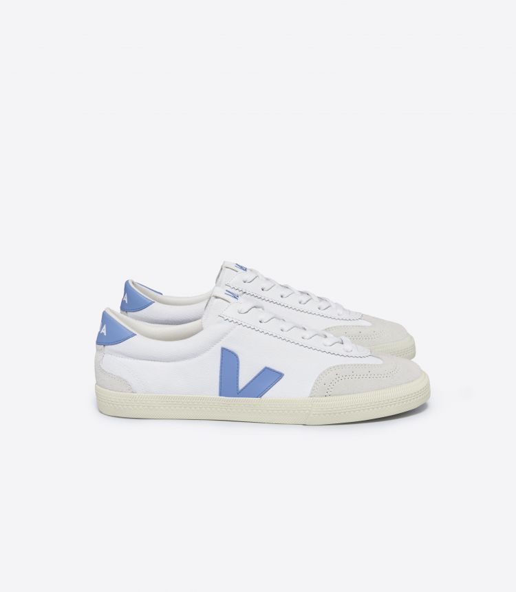 VOLLEY CANVAS WHITE AQUA