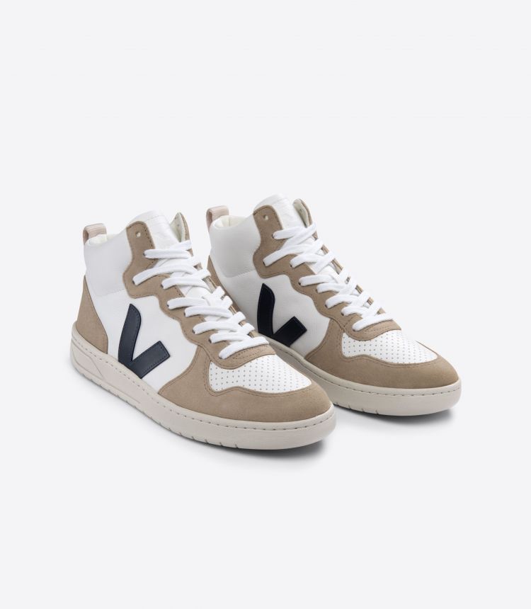 V-15 LEATHER WHITE NAUTICO SAHARA