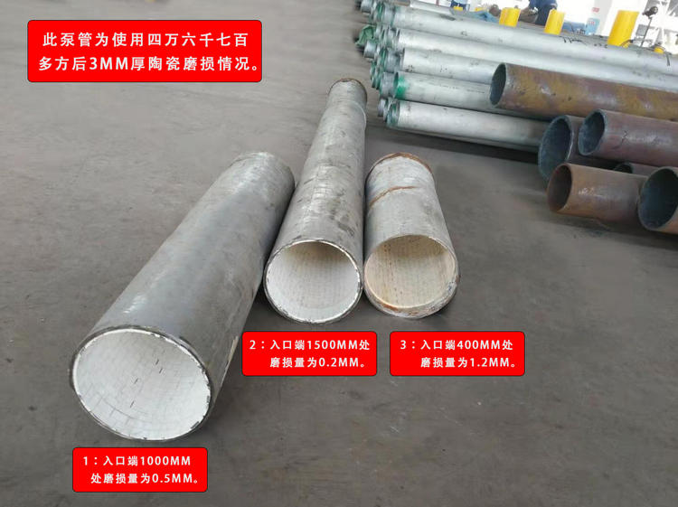 125A L3000型耐磨陶瓷管路