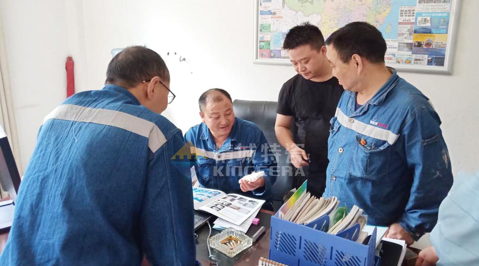 888集团特瓷赴四川某水泥厂现场勘测以及技术互换