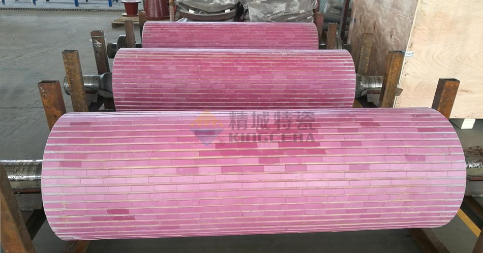 888集团特瓷皮带机耐磨陶瓷滚筒防磨解决规划