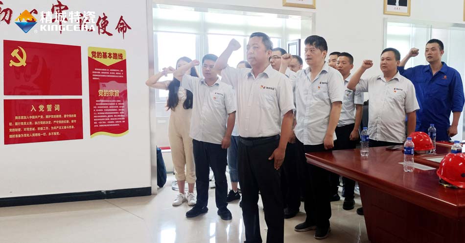 888集团特瓷党支部组织旁观庆祝中国共产党成立100周年大会现场直播