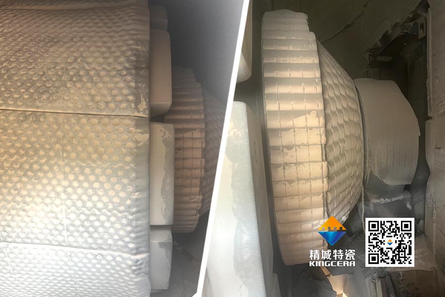 水泥厂磨辊轴ZTA陶瓷；ふ质倜⒏橹4年以上