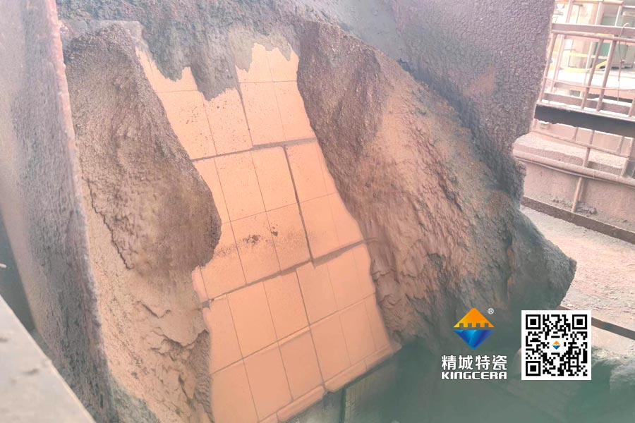 港口料仓料斗选取三合一陶瓷衬板