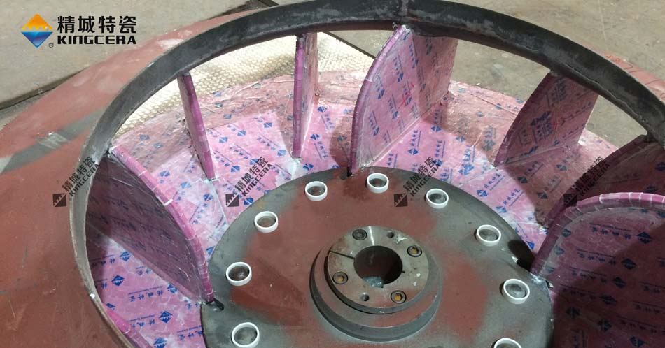 湖南888集团耐磨陶瓷风机叶轮-陶瓷风机叶片-陶瓷风机